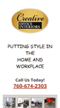 Mobile Screenshot of creativeofficeinteriors.net